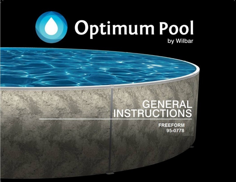 Wilbar Optimum Pool Freeform 95-0778 General instructions