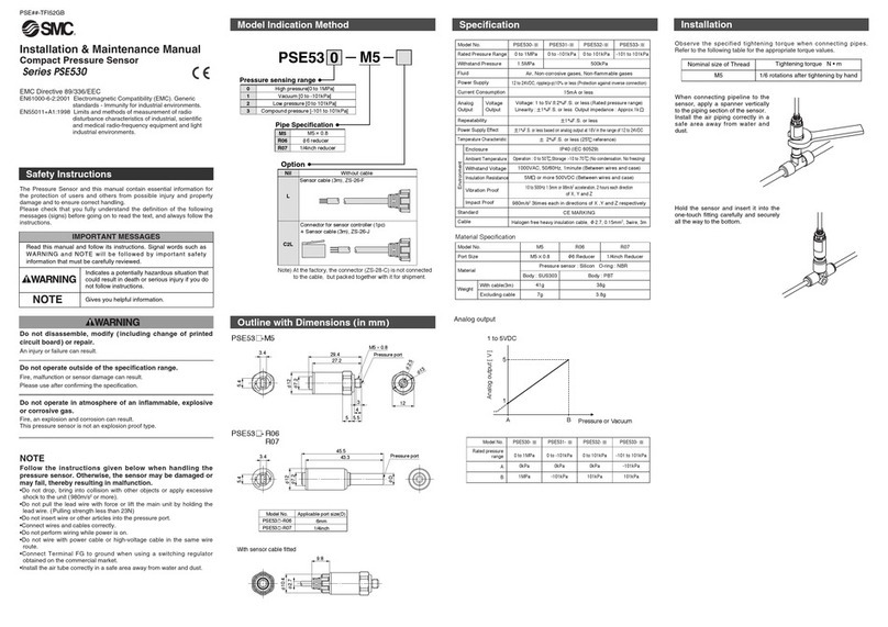 SMC Networks PSE530 Series Instruction Manual
