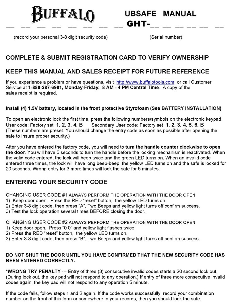 Buffalo UBSAFE GHT Series manual