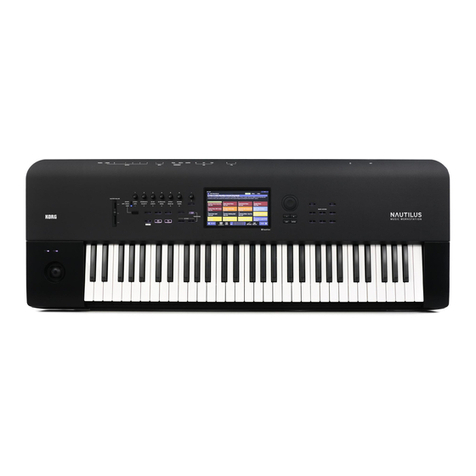 Korg NAUTILUS-61 User manual