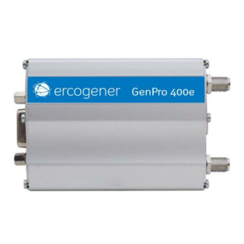 Ercogener GenPro 400e User manual