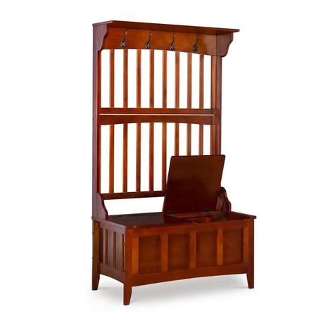 Linon HALL TREE 84017WALC-01-KD-U manual
