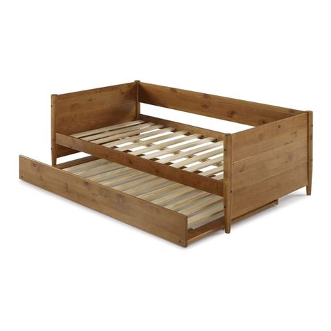 Camaflexi Mid Century Modern DayBed-Twin Size User manual Camaflexi Mid Century Modern DayBed-Twin Size User manual