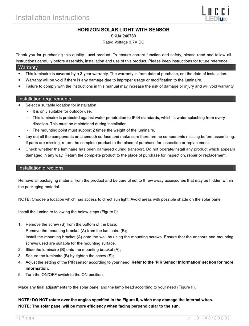 Lucci LEDlux 240780 User manual