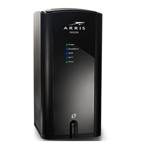Arris NVG558 User manual
