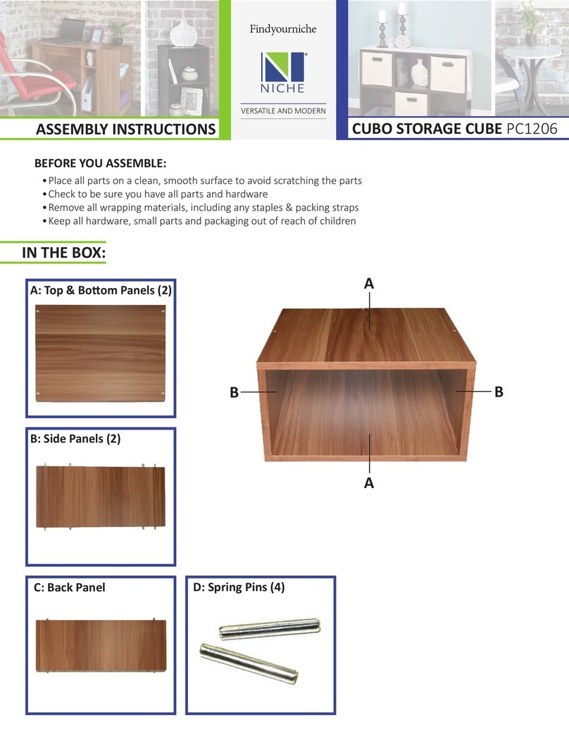 Niche CUBO PC1206 Assembly instructions
