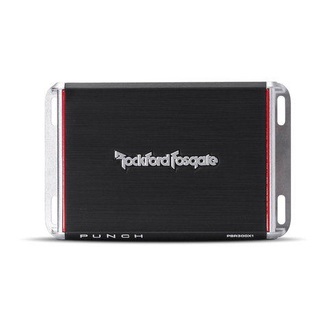Rockford Fosgate Punch PBR300X1 Quick setup