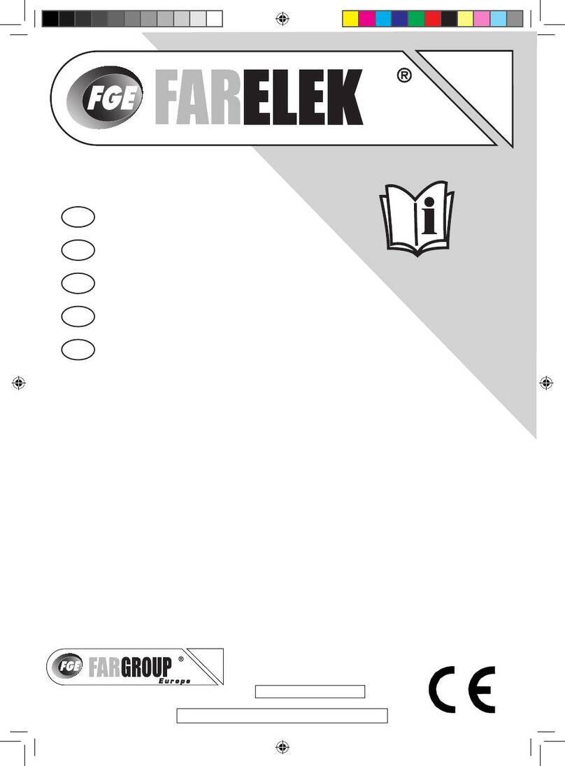 FGE FARELEK 112501 User manual