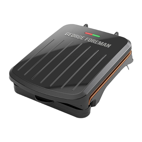 George Foreman GRS040 Series User manual