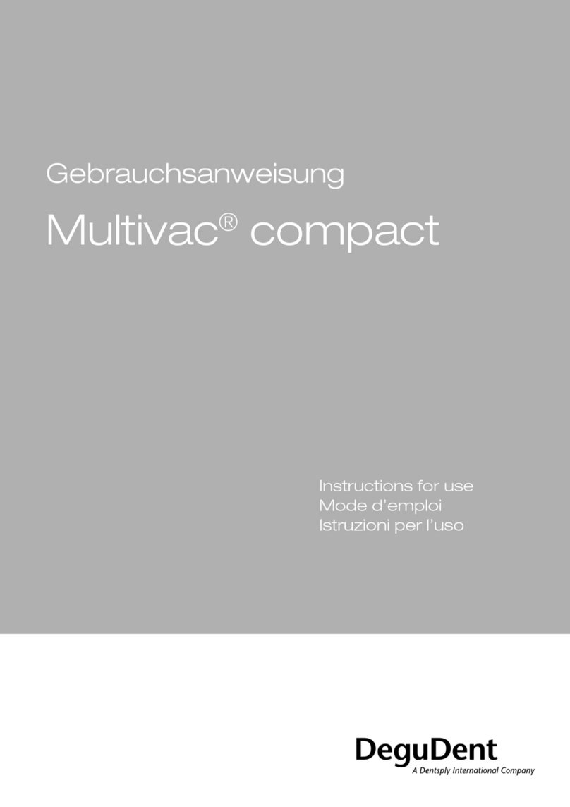 DeguDent Multivac compact Instructions for use