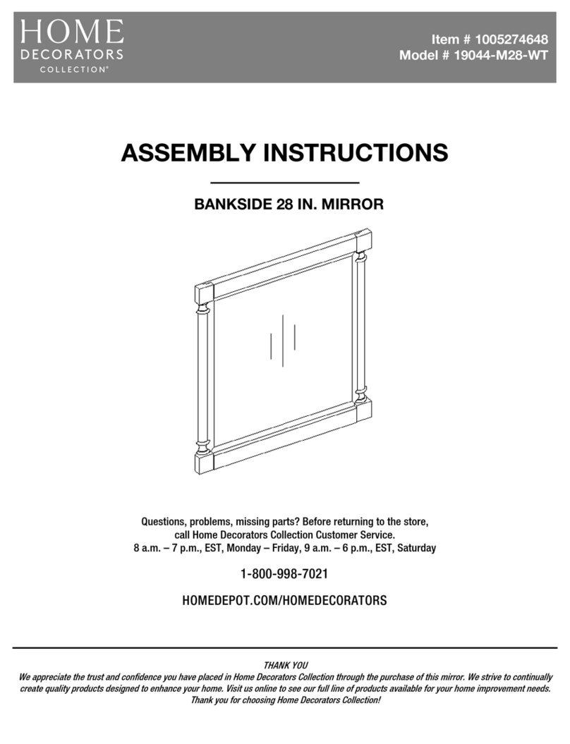 Home Decorators 19044-M28-WT Assembly instructions