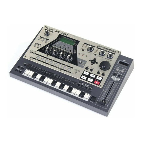Roland Groovebox MC-307 User manual