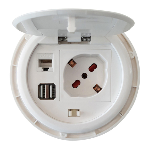 Techly IUPS-PCP-81U2URJ user manual