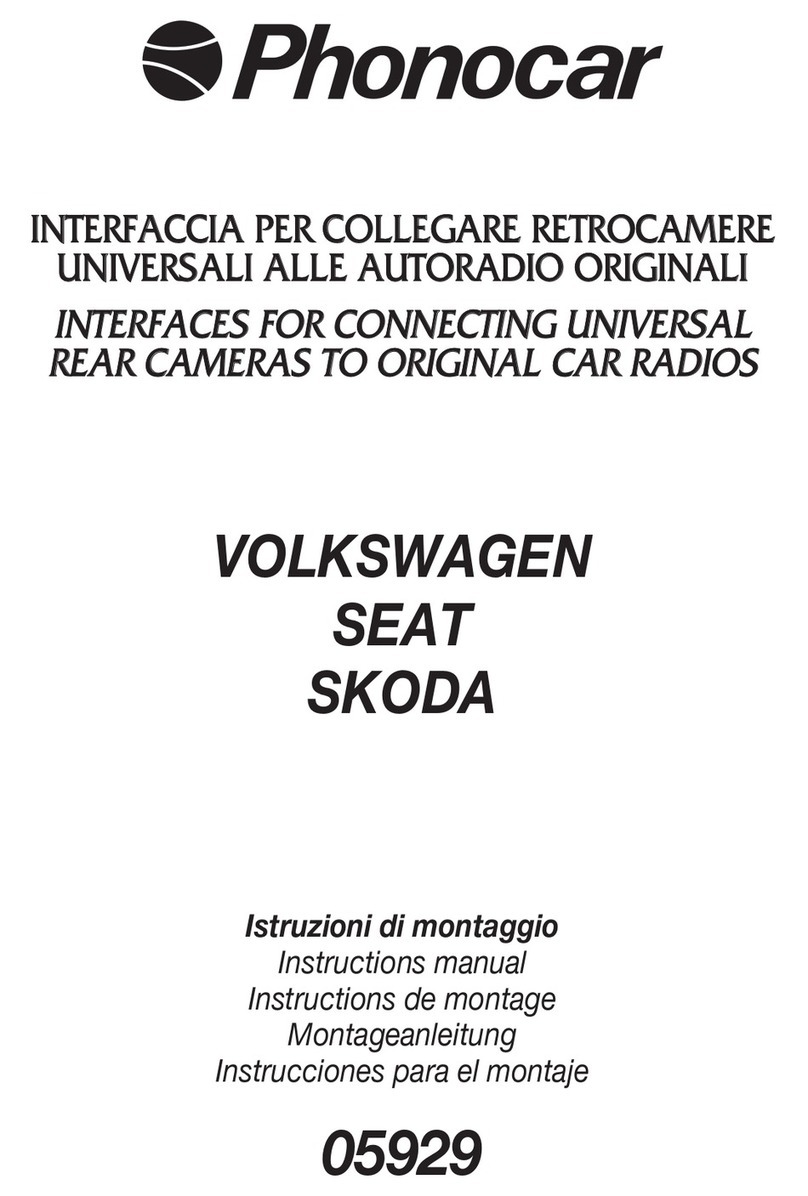 Phonocar 05929 User manual