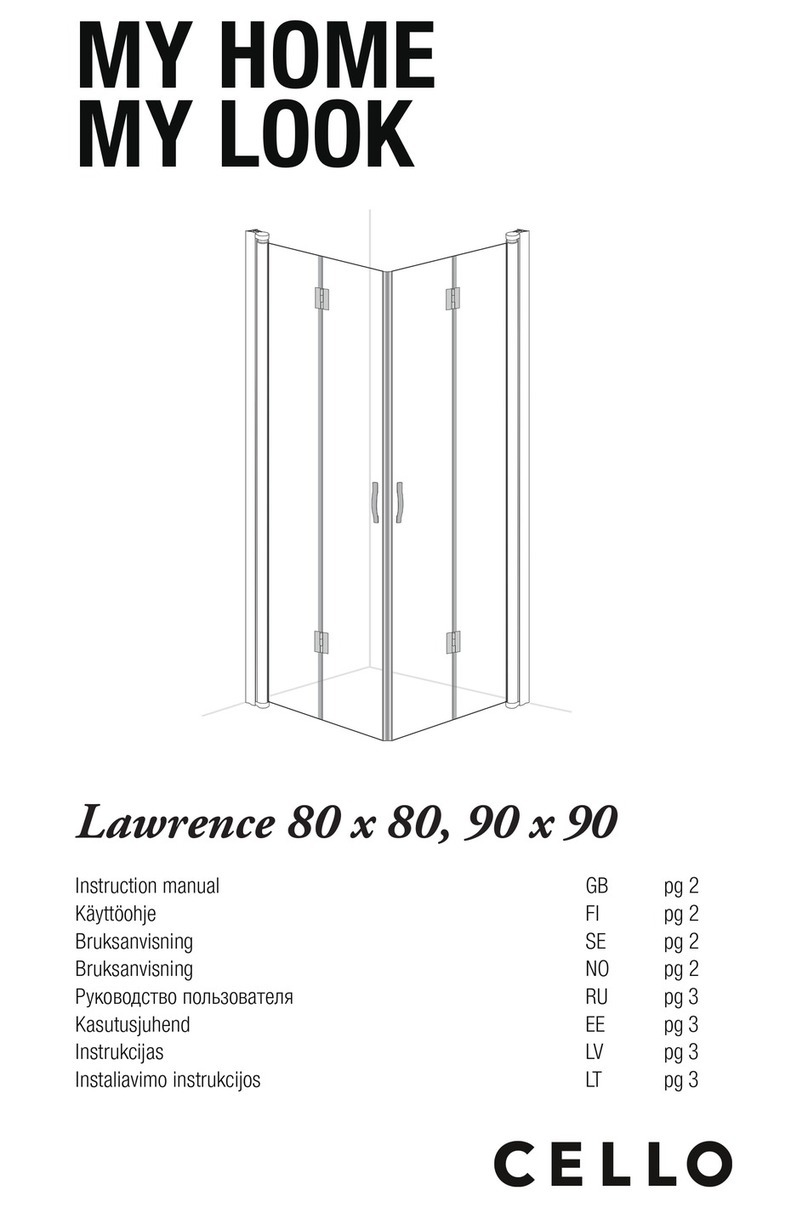 Cello Lawrence 80 x 80 instruction manual Cello Lawrence 80 x 80 instruction manual
