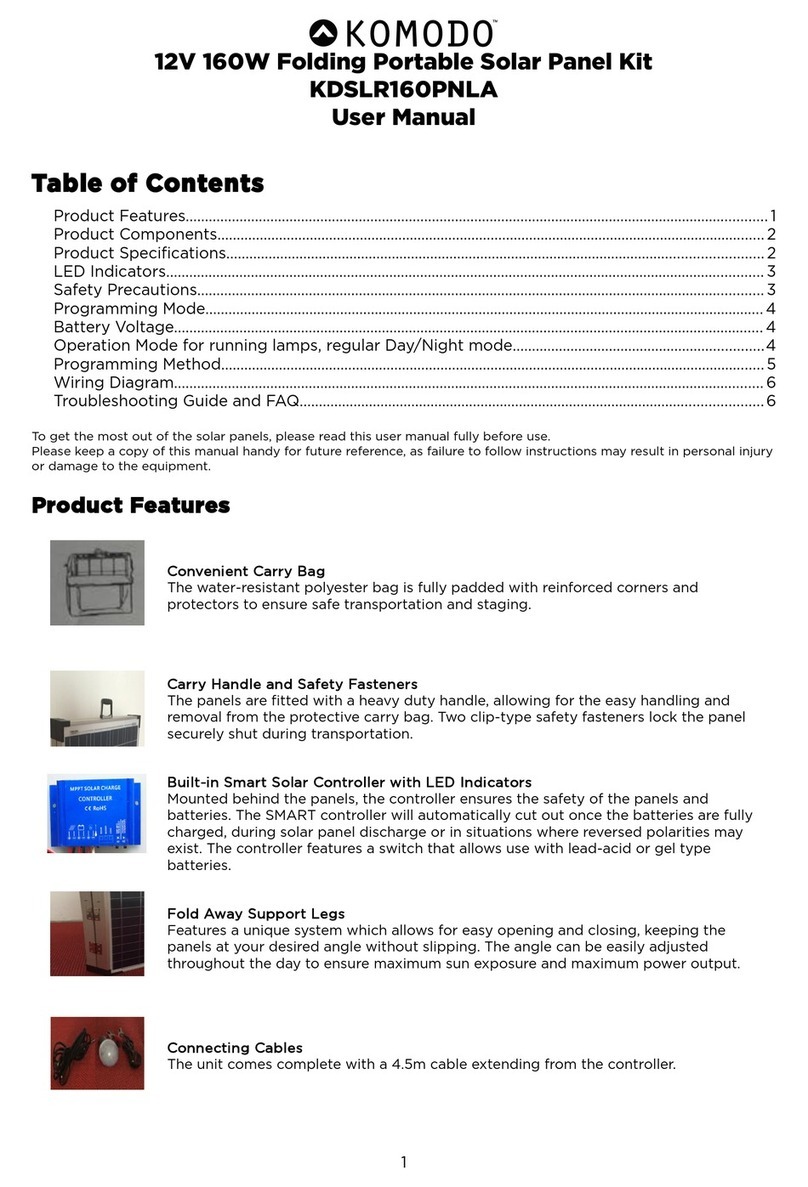 komodo KDSLR160PNLA user manual