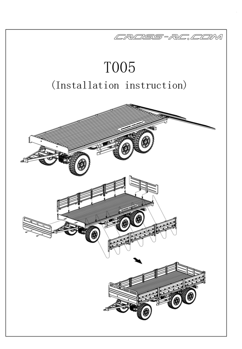 CROSSRC T005 Installation instruction