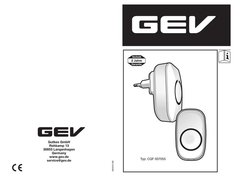 GEV CGF 7055 manual