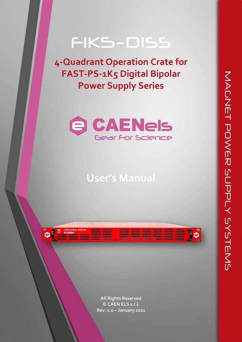 Caen ELS MAGNET F1K5-DISS-100-15 user manual