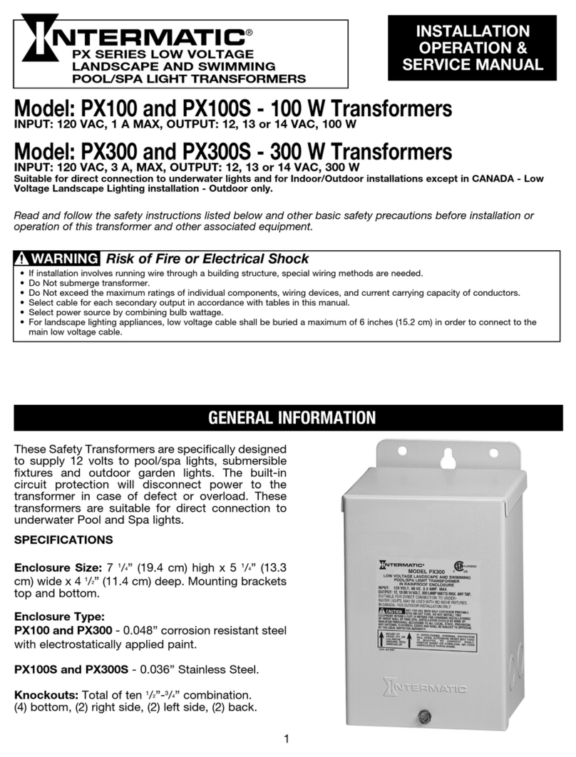Intermatic PX Series Manual