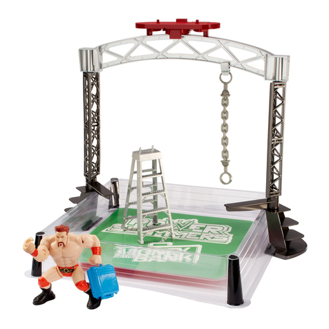 Mattel Power Slammers Wrecking Brawl User manual