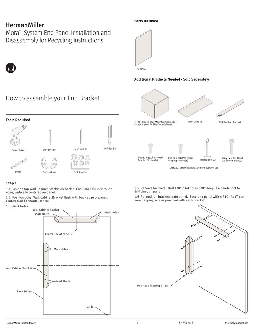 Herman Miller Mora Installation and Disassembly