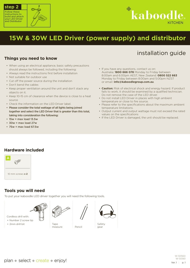 Kaboodle W-50560 installation guide