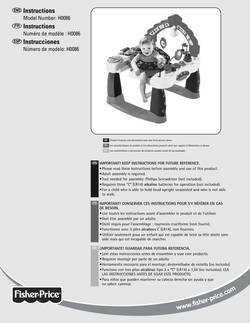 Fisher-Price H0086 User manual