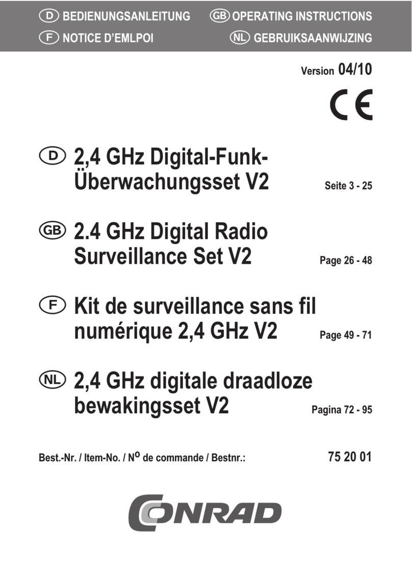 Conrad 752001 operating instructions