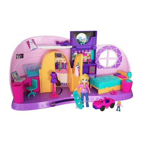 Mattel PollyPocket Go Tiny! Room instructions