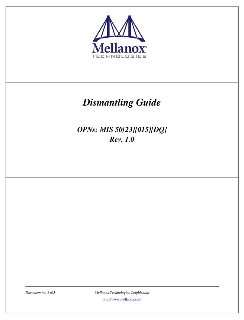 Mellanox Technologies MIS5035Q-2SFC User manual