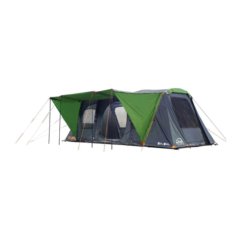 Kiwi Camping Falcon 9 Air Pitching instructions