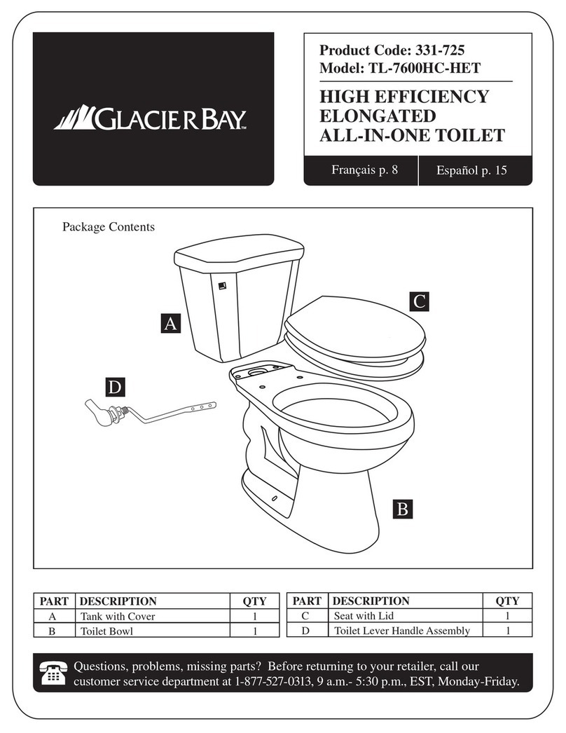 Glacier bay TL-7600HC-HET manual