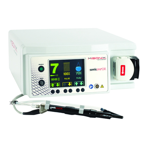 Misonix sonicone Clinic Instructions for use