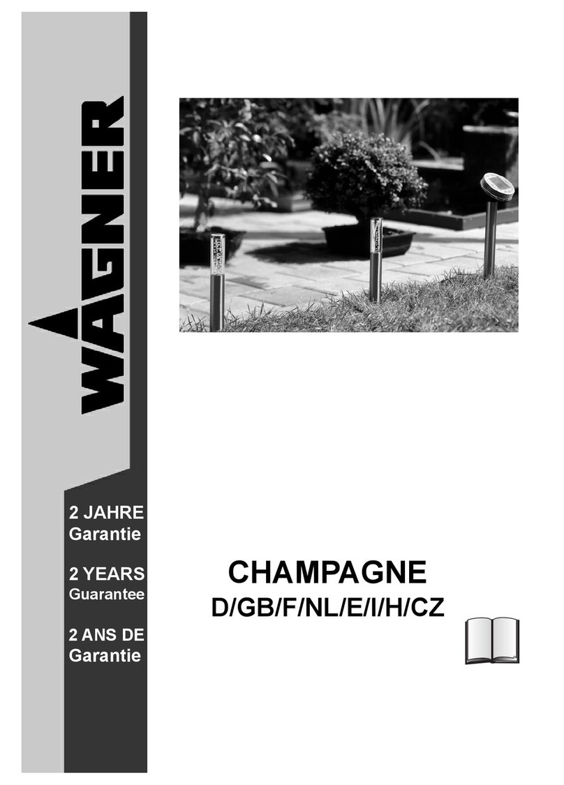 WAGNER CHAMPAGNE User manual WAGNER CHAMPAGNE User manual