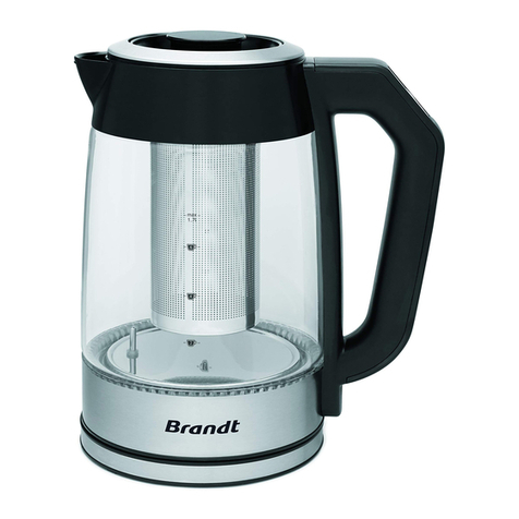 Brandt TH1700EV instruction manual