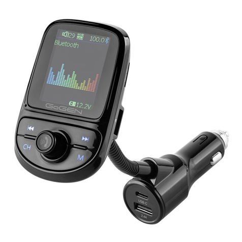 Gogen CTR 585 BTCN user manual
