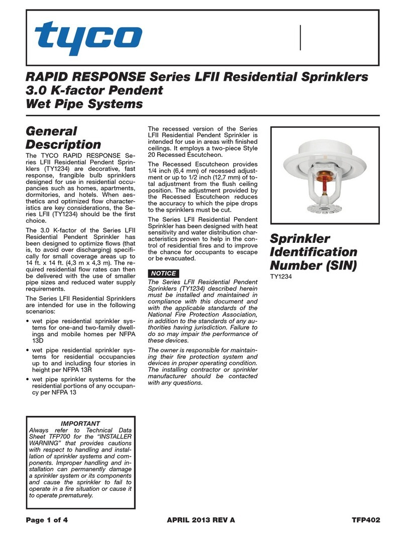 Tyco Rapidresponse LFII Series User manual