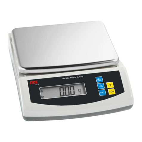 ADE PFA Series User manual