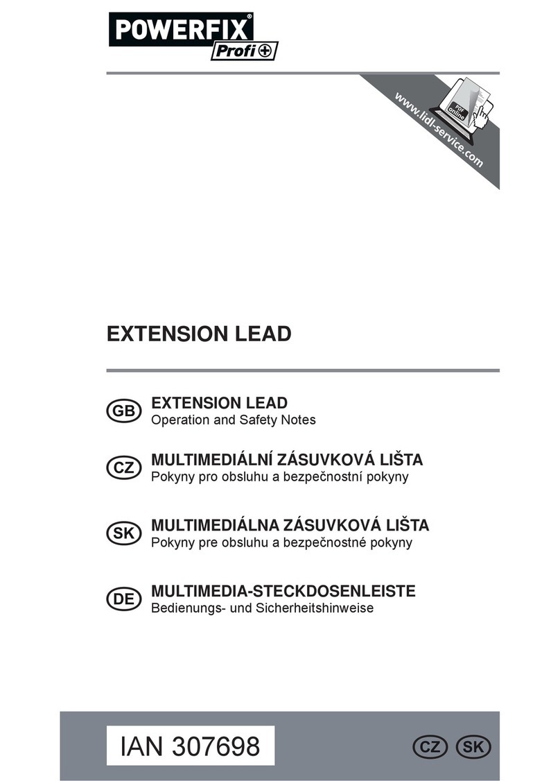 Powerfix Profi 307698 Operation and safety notes