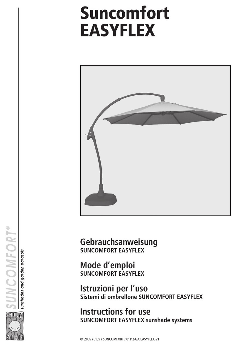 Suncomfort EASYFLEX Instructions for use