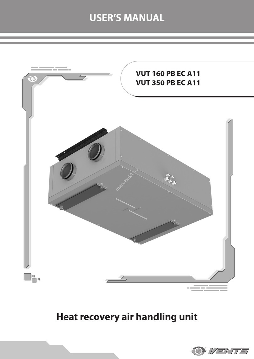 Vents VUT V EC A11 Series User manual