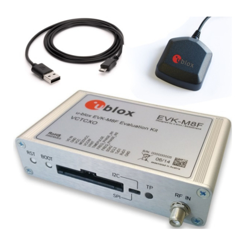 Ublox EVK-M8F-0-00 user guide