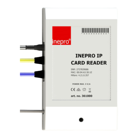 Inepro IP Card Reader Technical manual