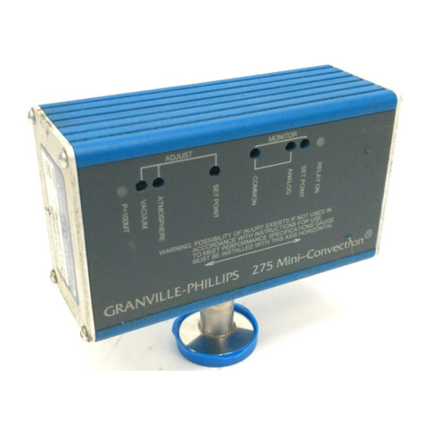 Granville-Phillips Mini-Convectron 275 Series Installation, operation and service instructions