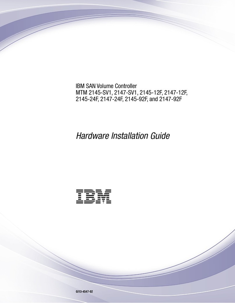 IBM MTM 2145-SV1 Hardware installation guide