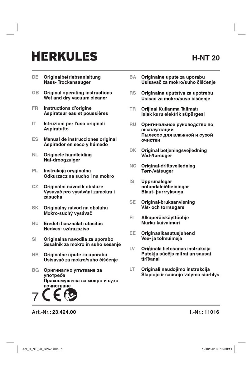 HERKULES H-NT 20 Original operating instructions