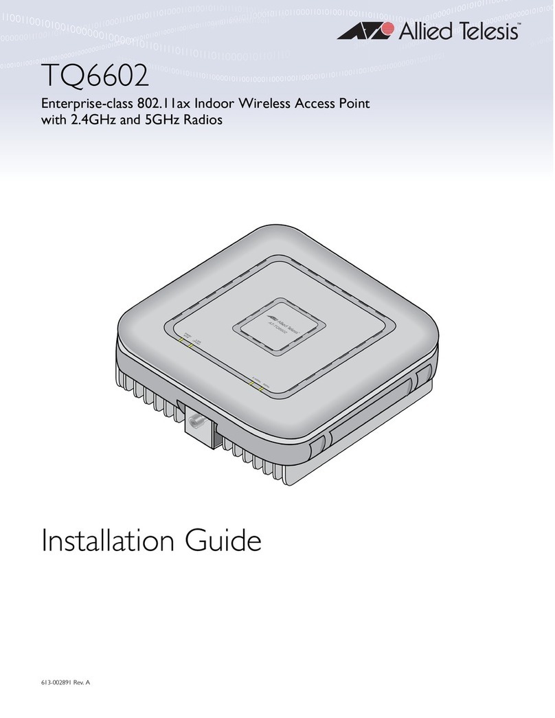 Allied Telesis TQ6602 User manual
