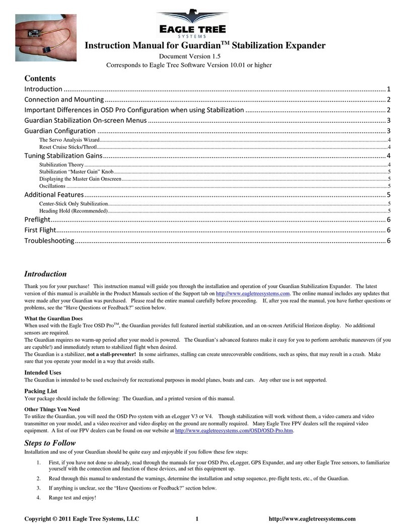 Eagle Tree Systems Guardian ET-GUARD instruction manual