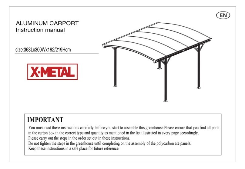 X-METAL 4666 instruction manual